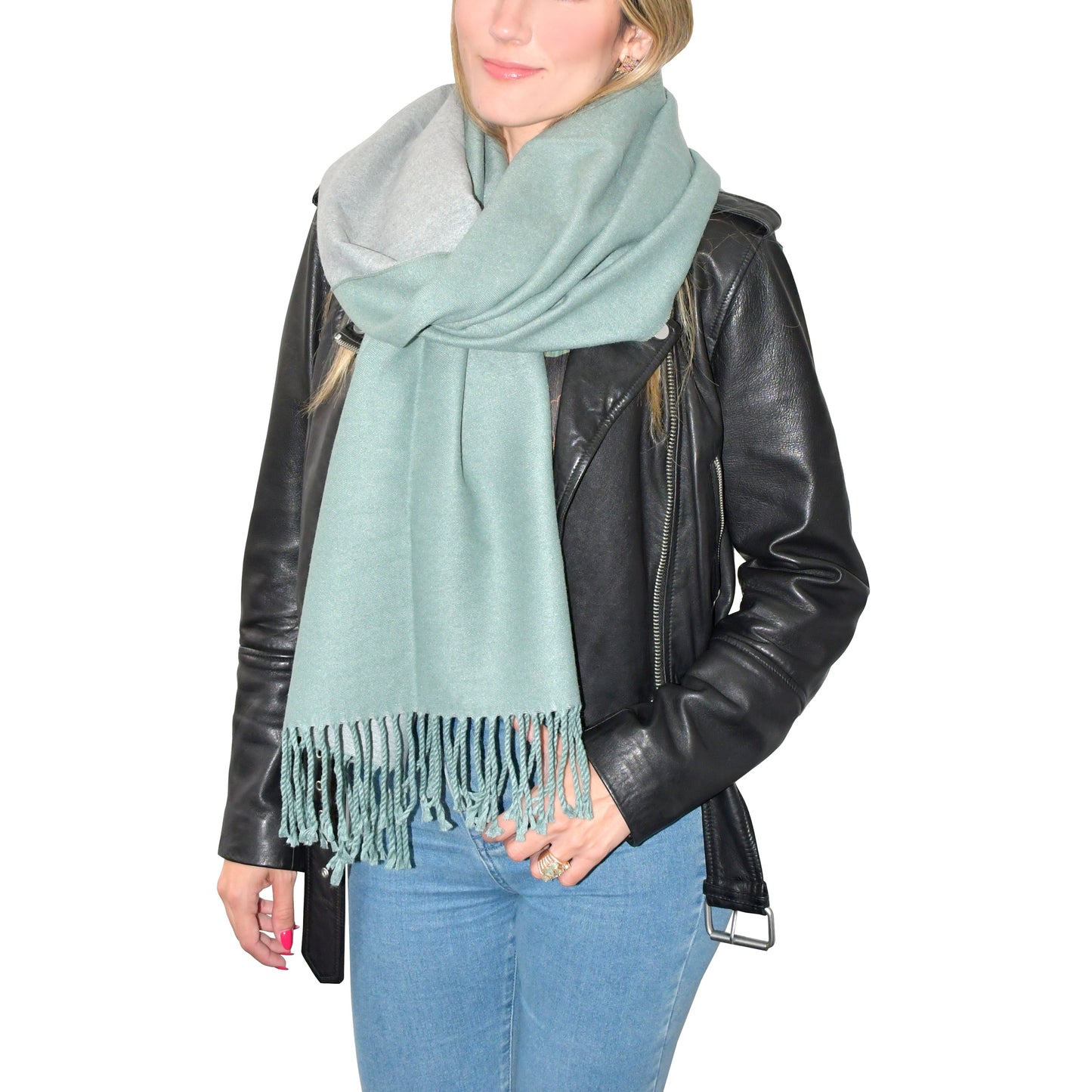 Reversible Two Tone Scarf