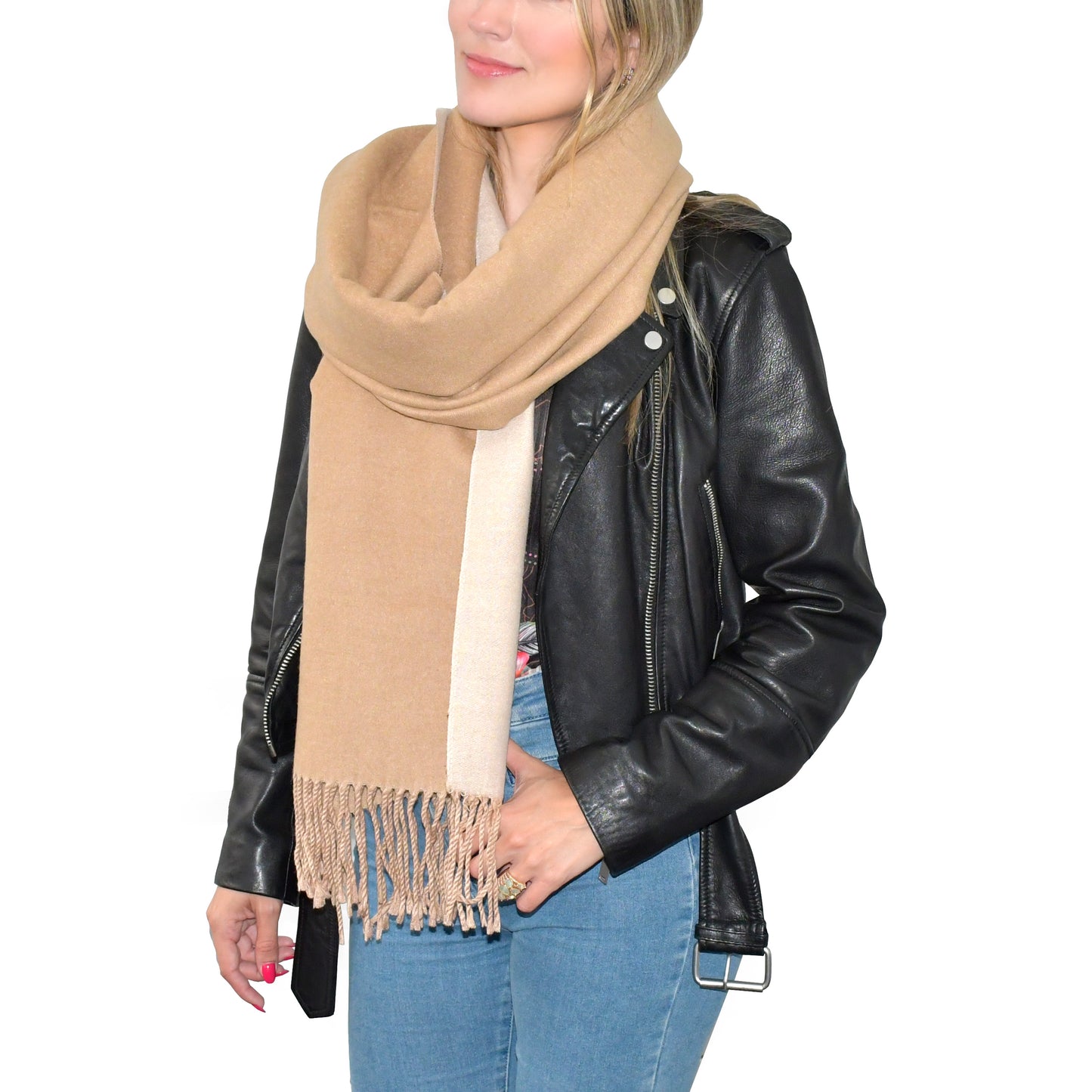Reversible Two Tone Scarf