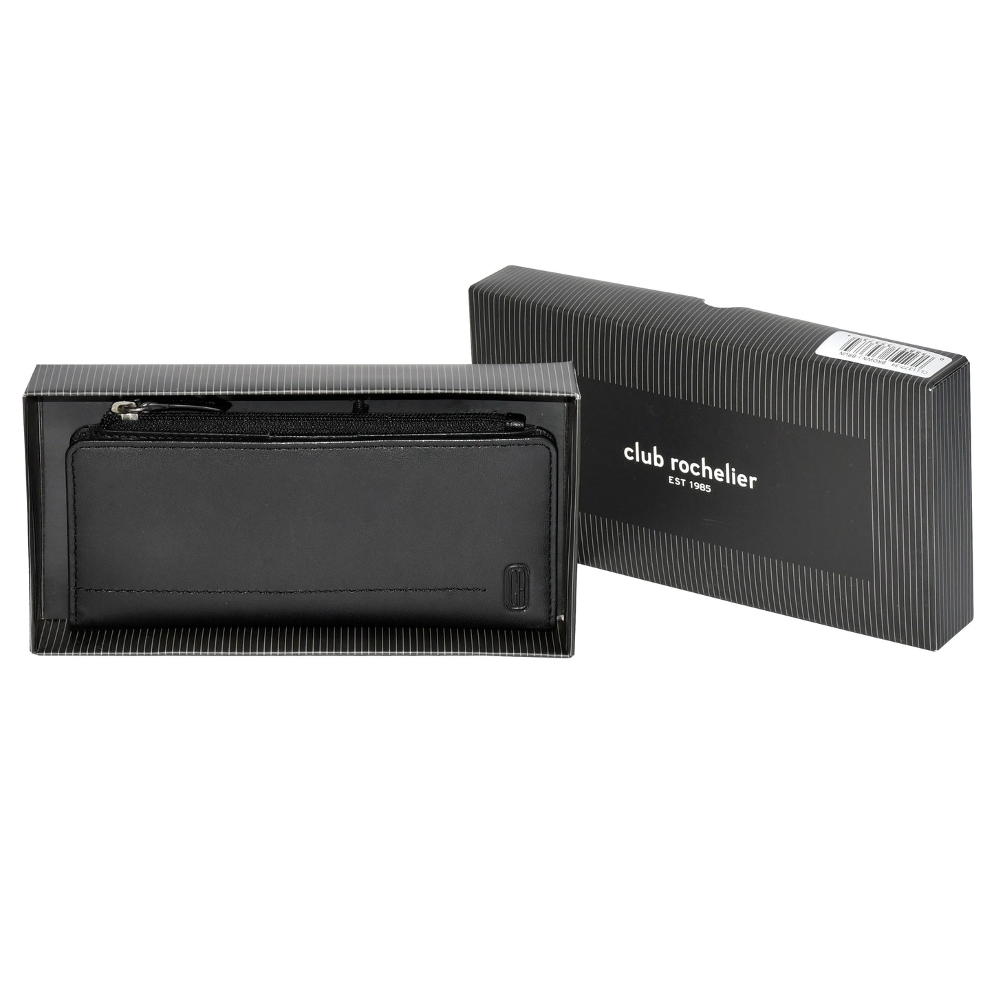 Ladies' Slim Clutch Wallet With Top Zipper