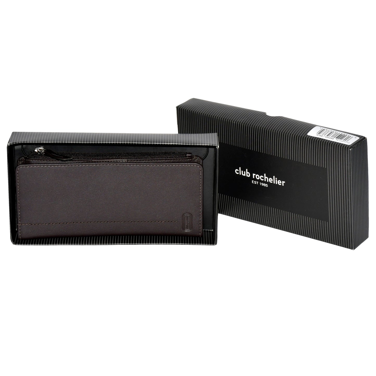 Ladies' Slim Clutch Wallet With Top Zipper