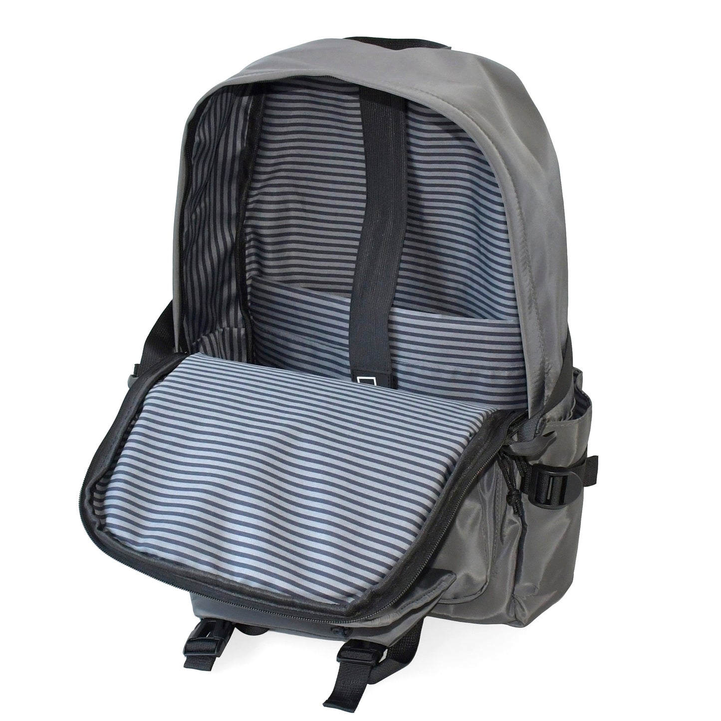 Large Double Buckle Flap Front Backpack