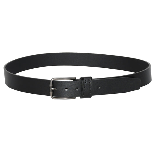 Men's Smooth Finish Belt with Antique Nickel Buckle