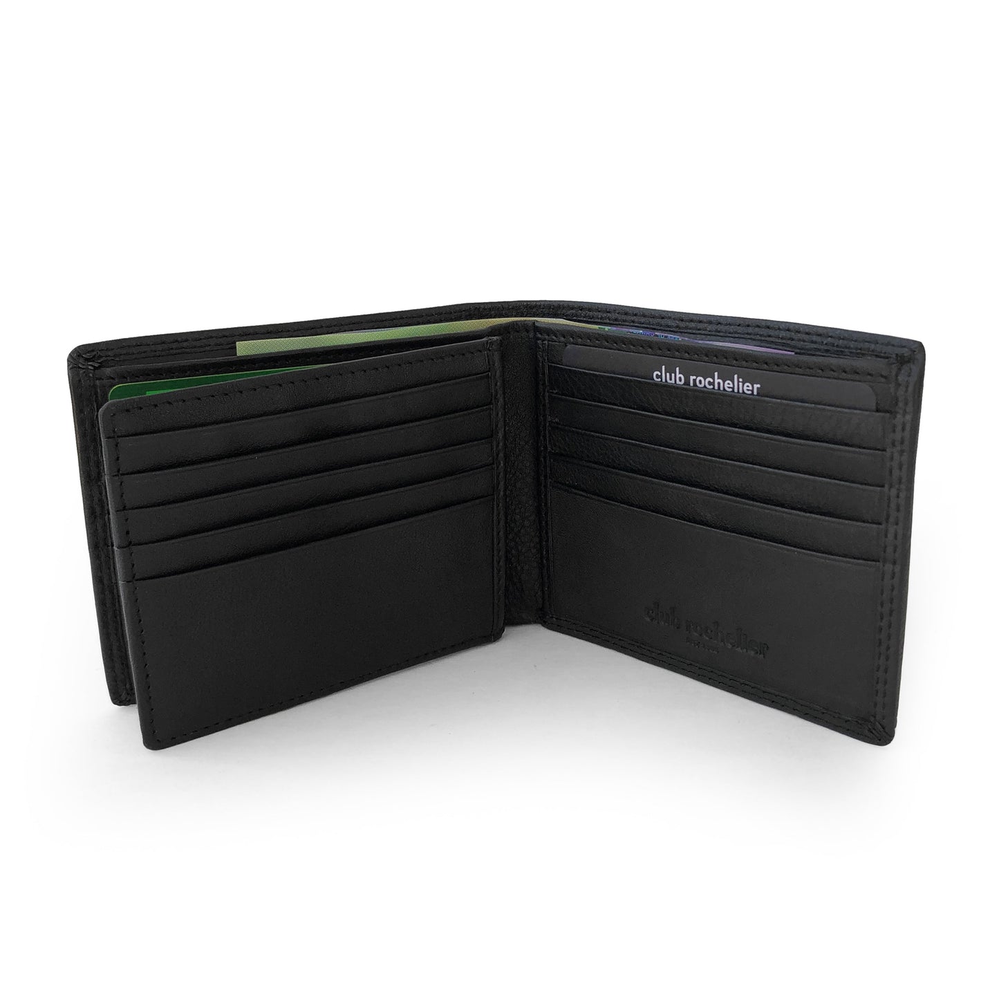 Men's Slimfold Wallet with Center Wing