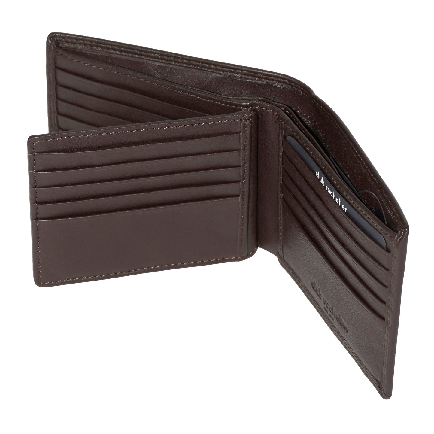 Men's Slimfold Wallet with Center Wing