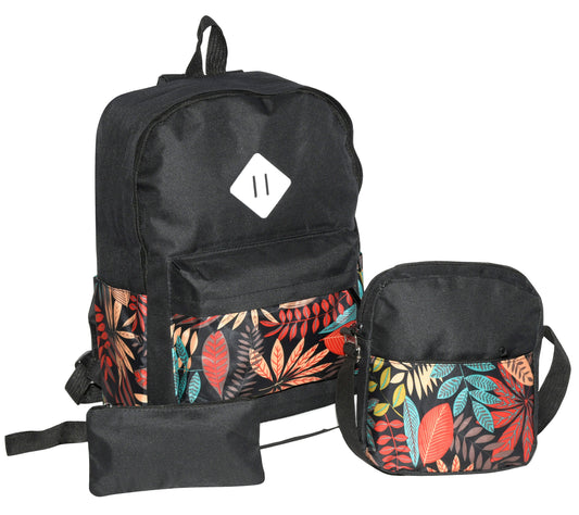 Backpack Floral 3 Piece Set