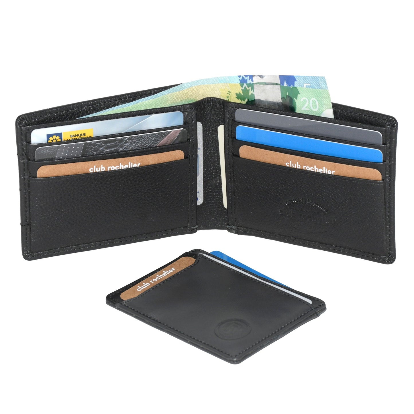 Men's Billfold with Removable Card Holder