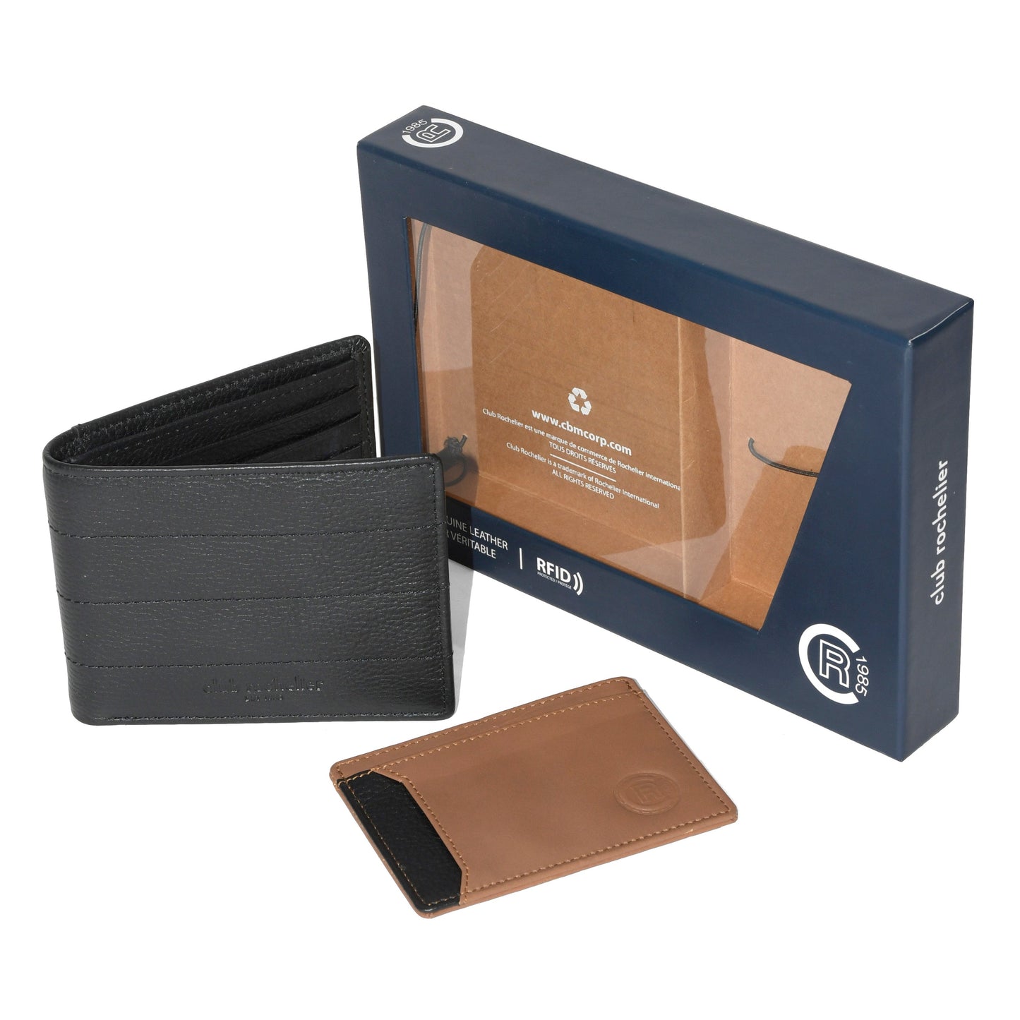 Men's Billfold with Removable Card Holder