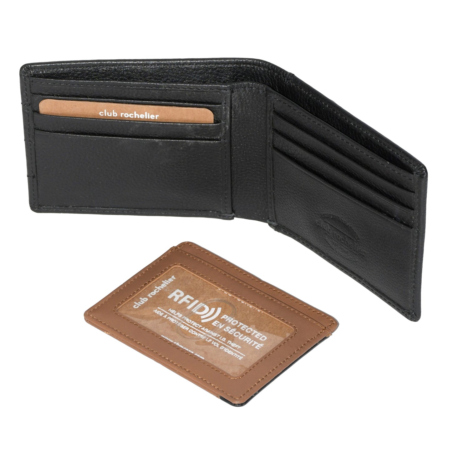 Men's Billfold with Removable Card Holder