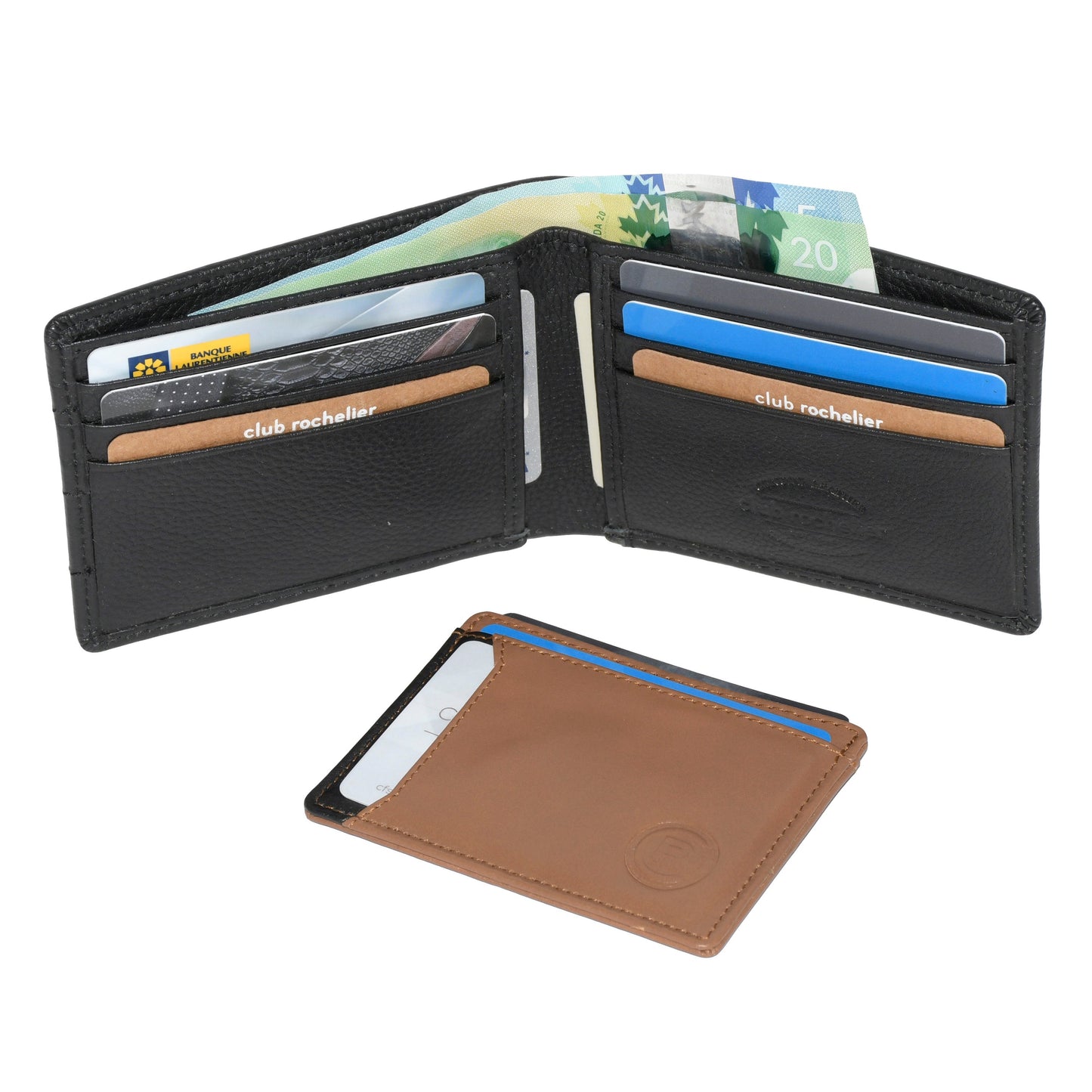 Men's Billfold with Removable Card Holder