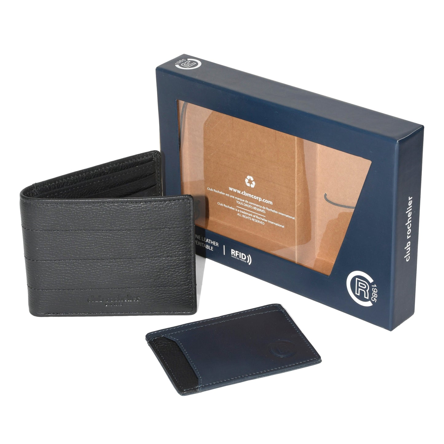 Men's Billfold with Removable Card Holder