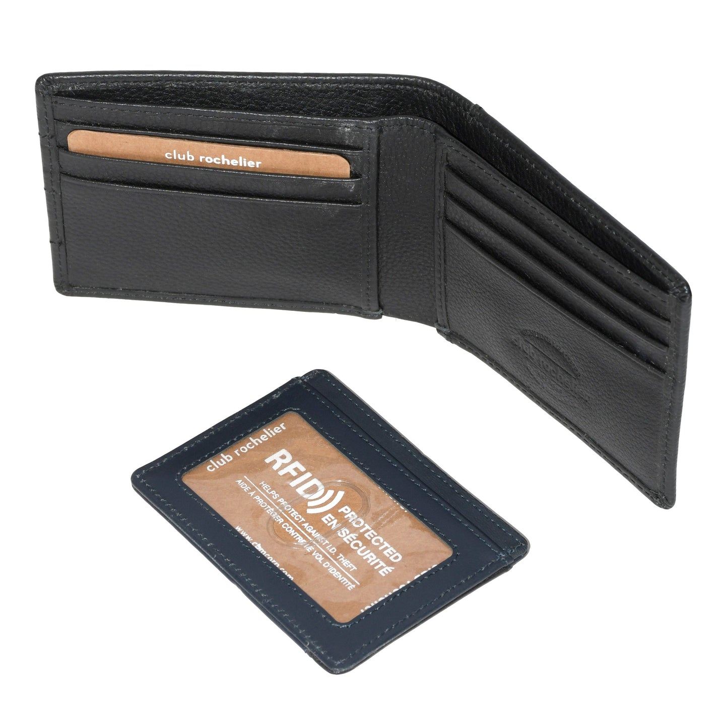 Men's Billfold with Removable Card Holder