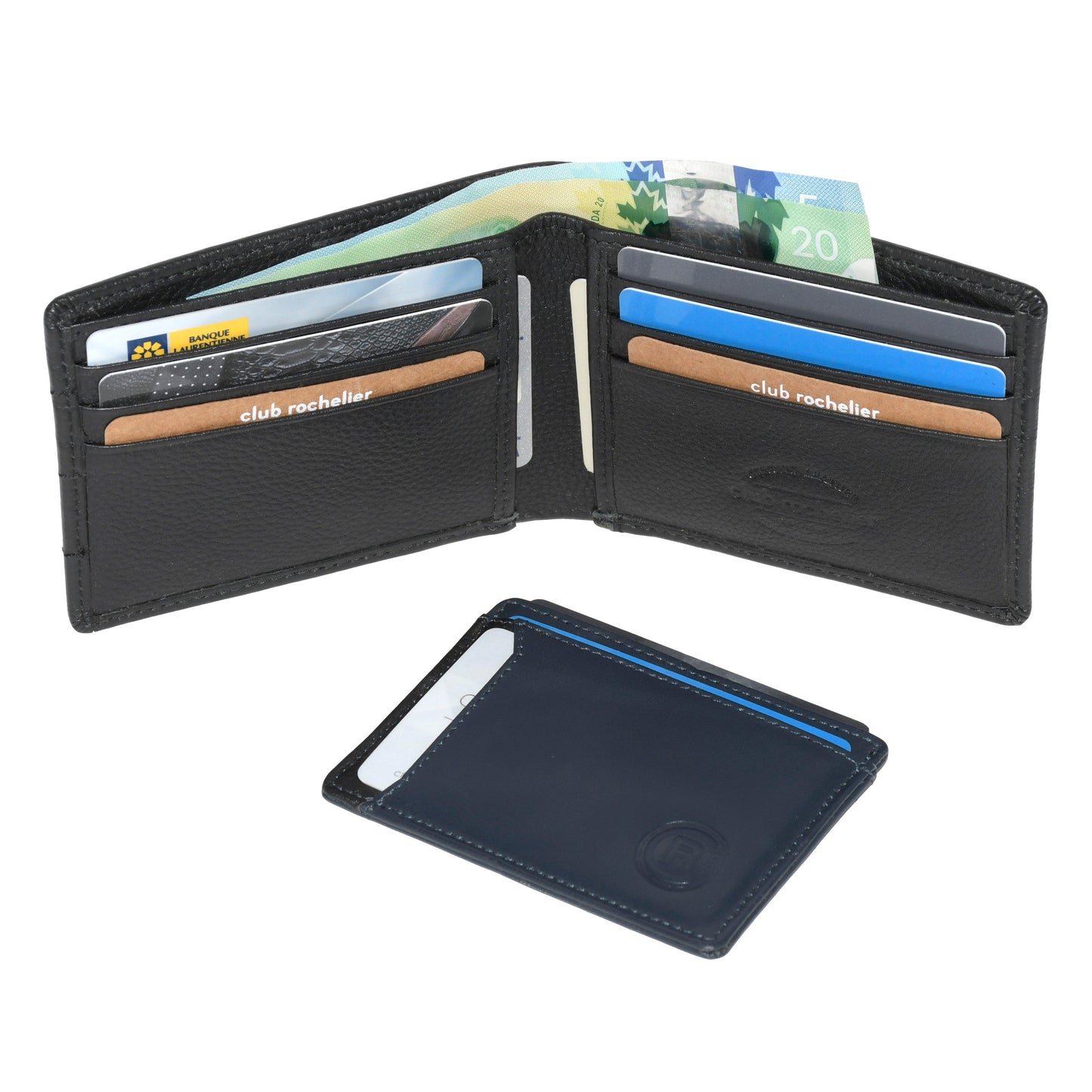 Men's Billfold with Removable Card Holder