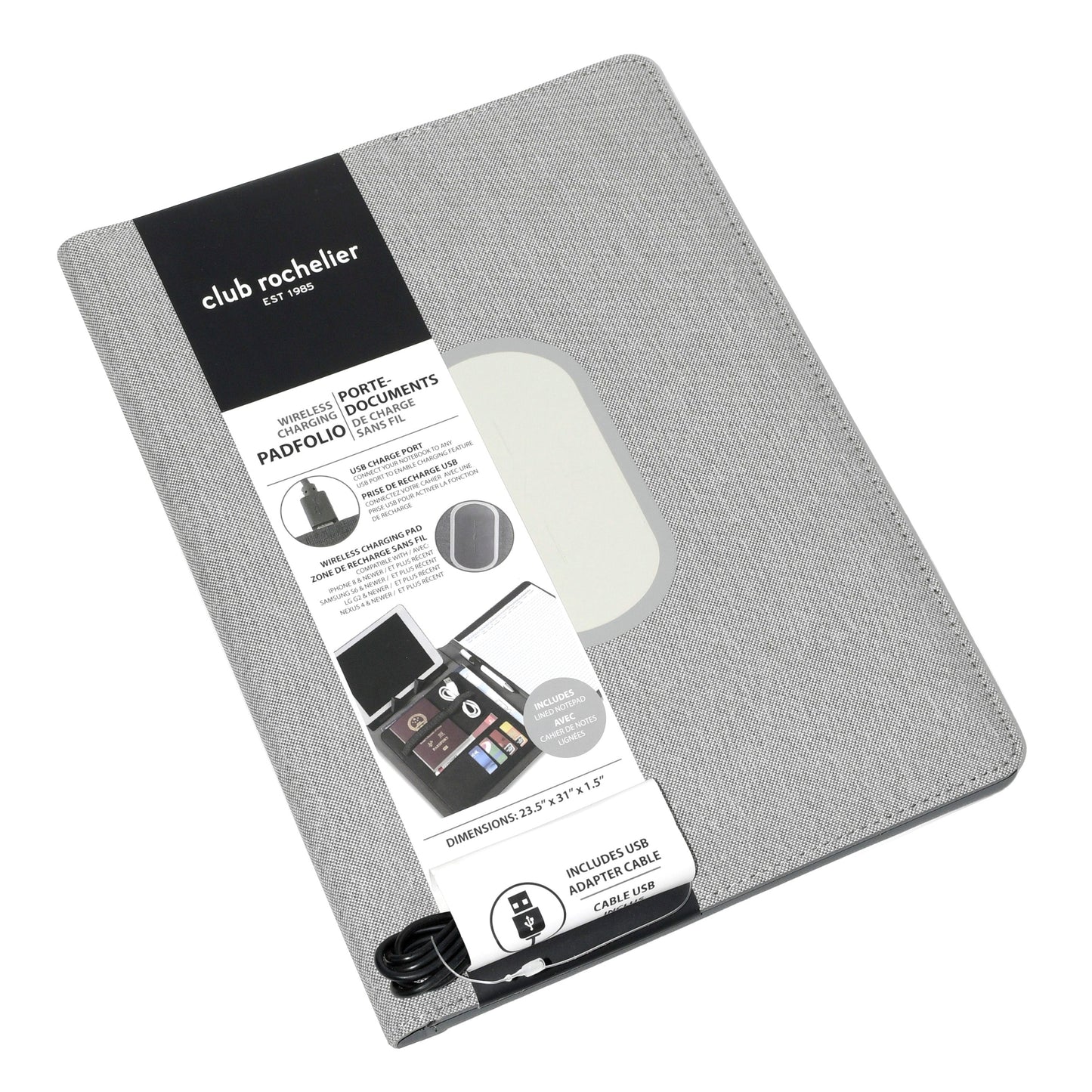 Wireless Charging Padfolio