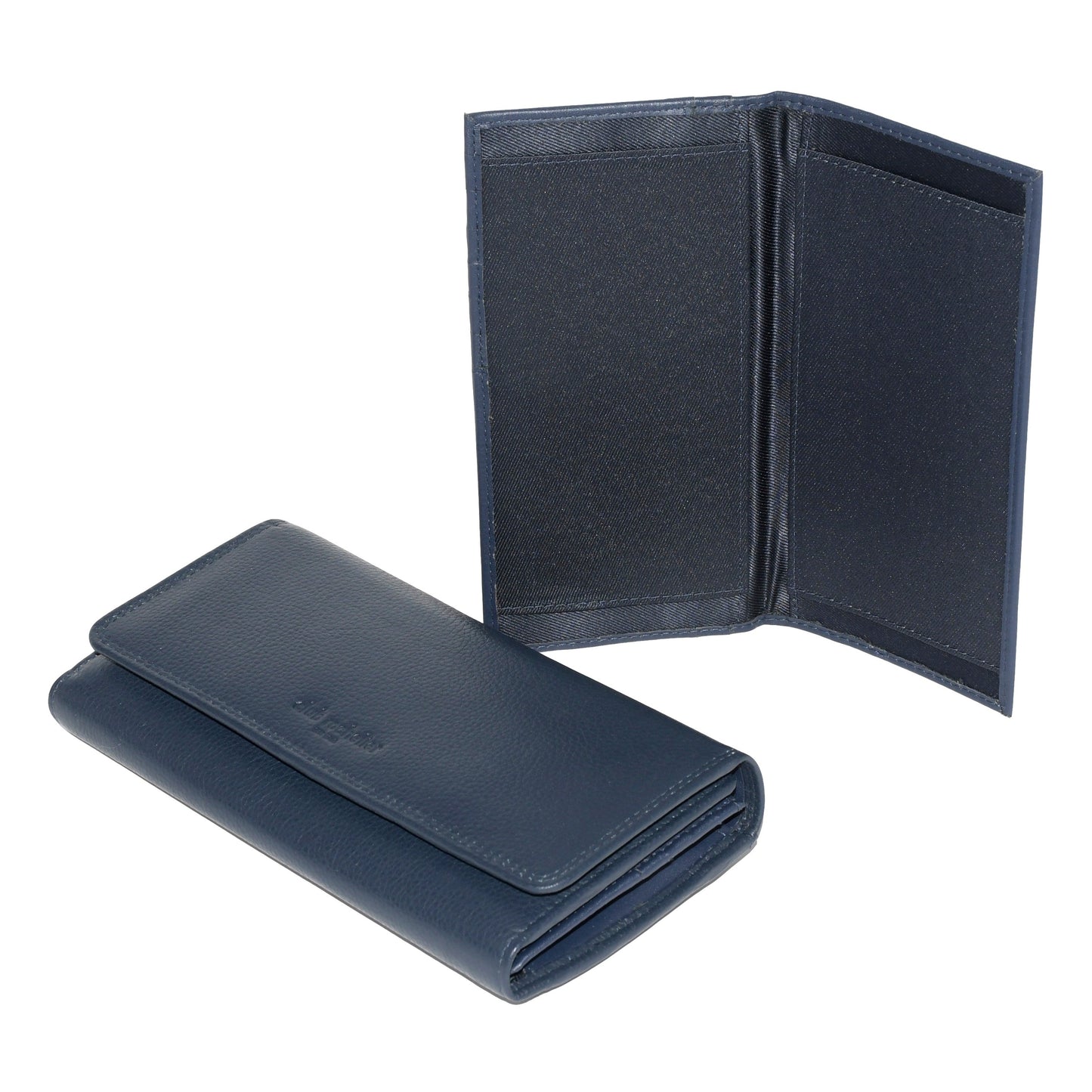 Portefeuille pochette pour femme avec chéquier et soufflet