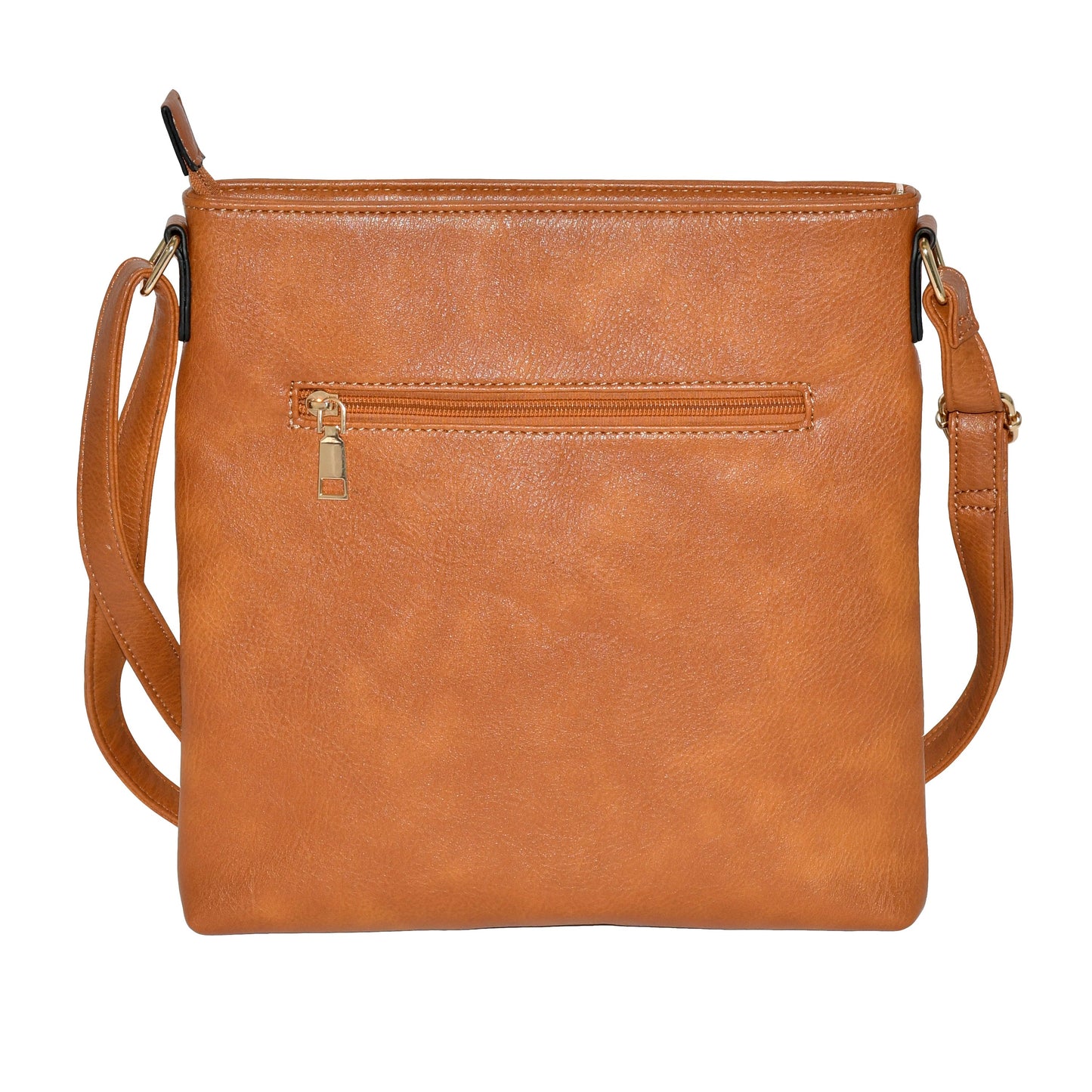 Ladies' Crossbody Bag with Zipper Pockets