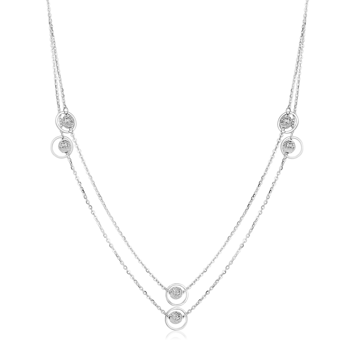 925 Sterling Silver Long Necklace