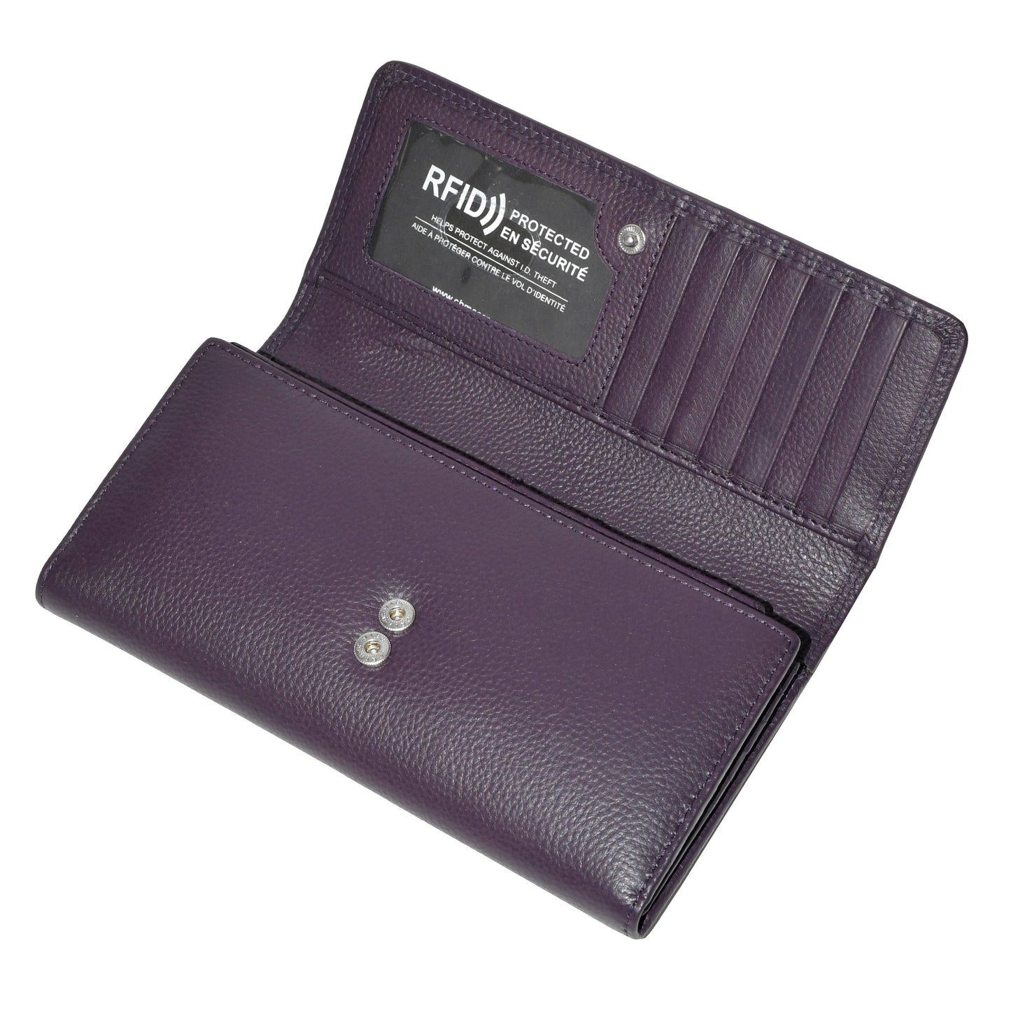 Ladies Clutch Wallet with Checkbook and Gusset