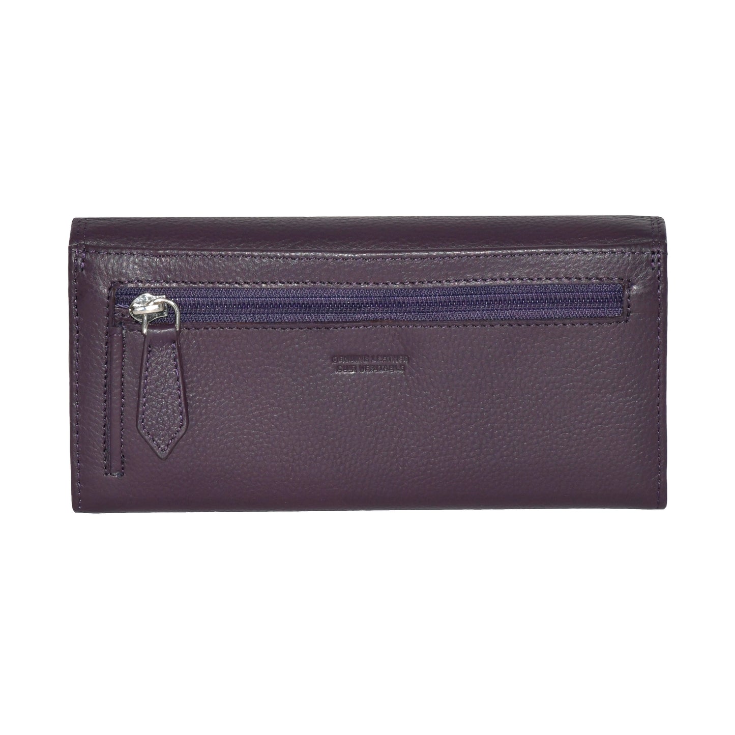 Ladies Clutch Wallet with Checkbook and Gusset