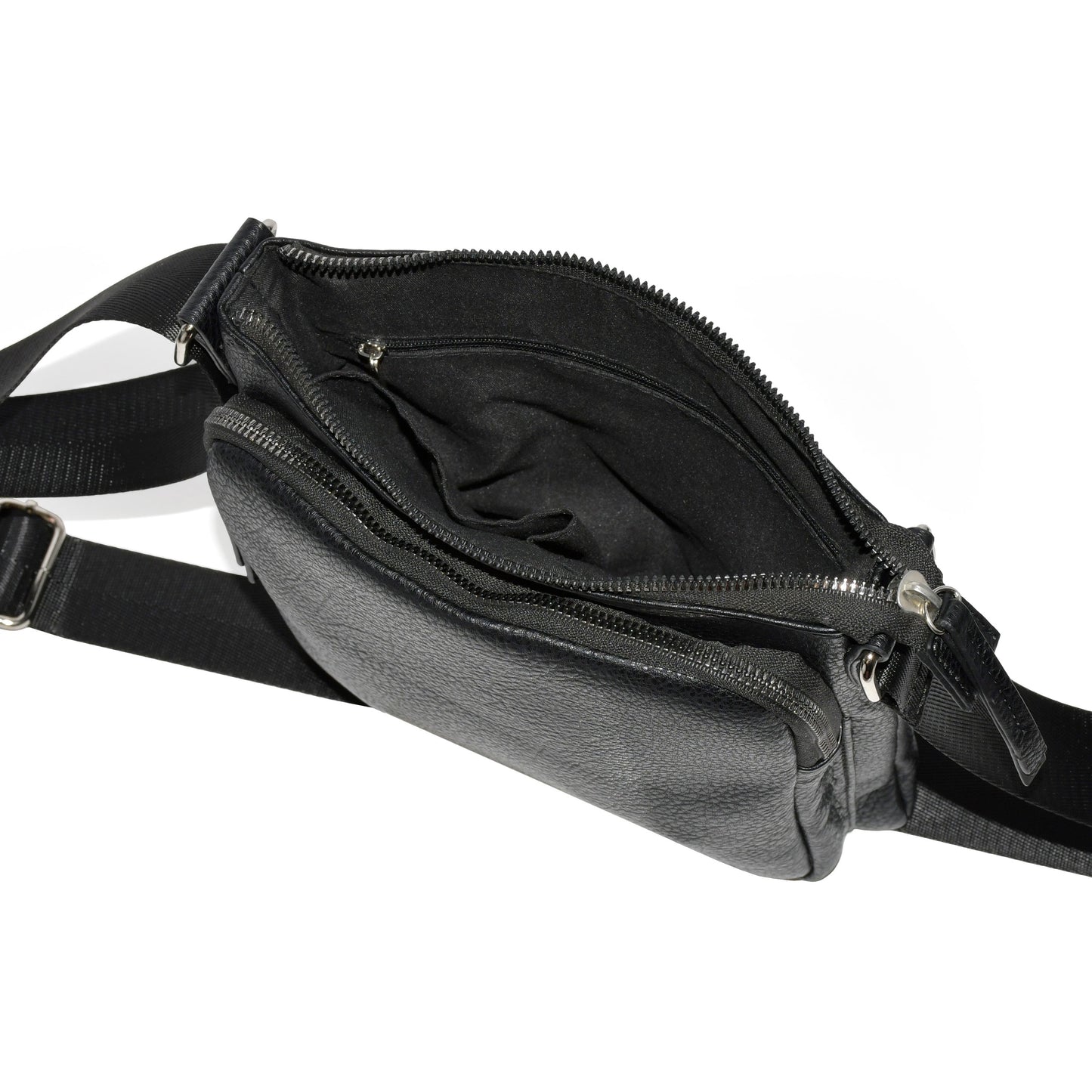 CROSSBODY BAG WITH FRONT ZIPPER POCKET