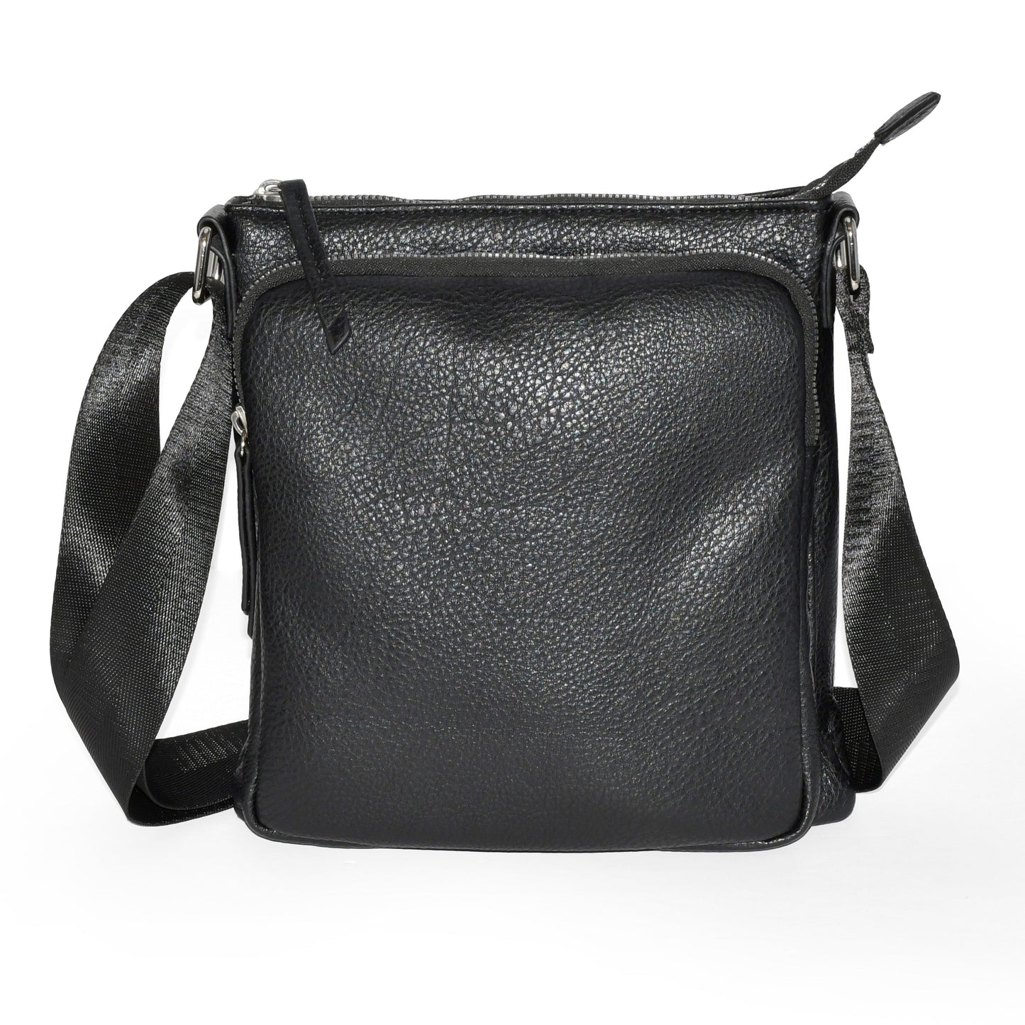 CROSSBODY BAG WITH FRONT ZIPPER POCKET