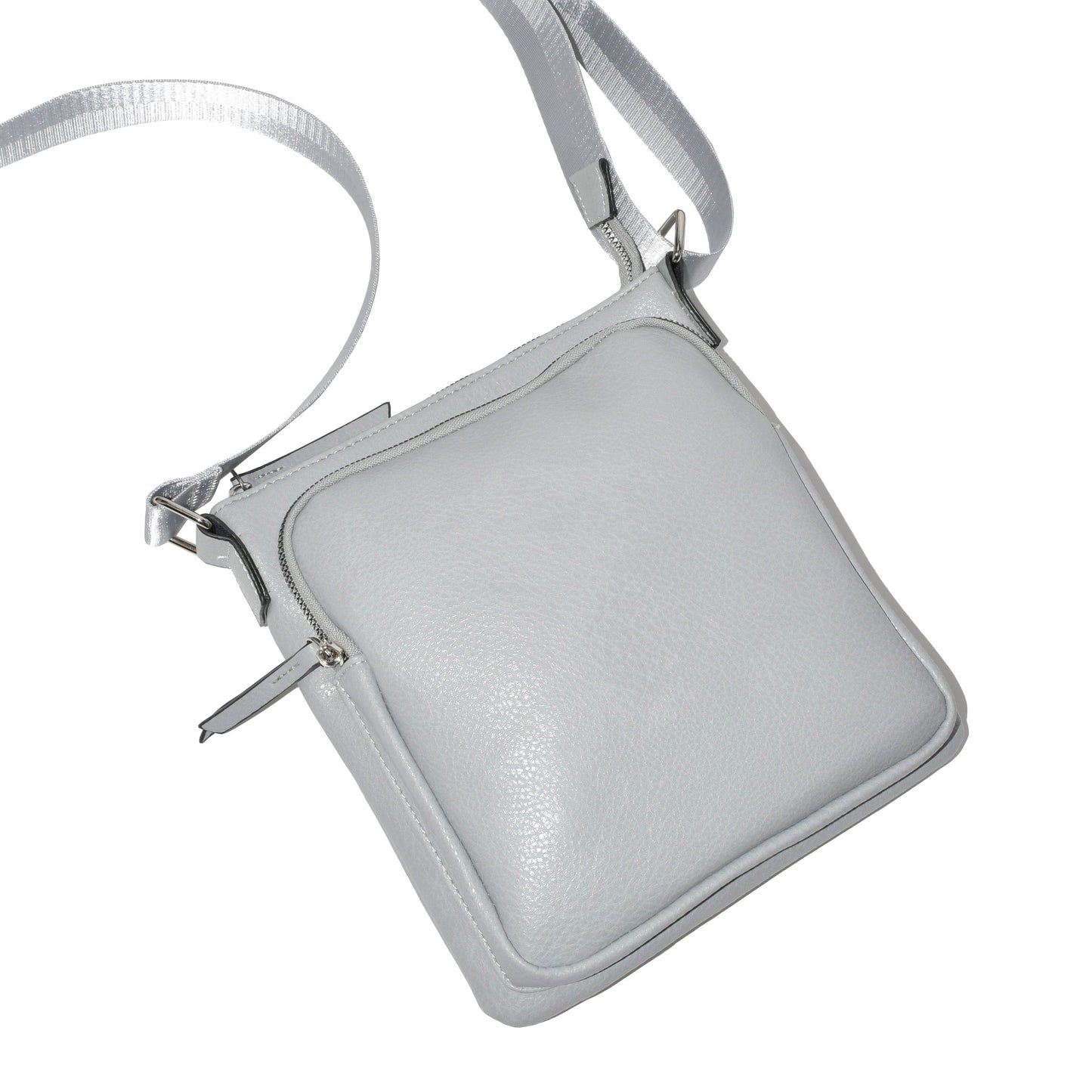 CROSSBODY BAG WITH FRONT ZIPPER POCKET