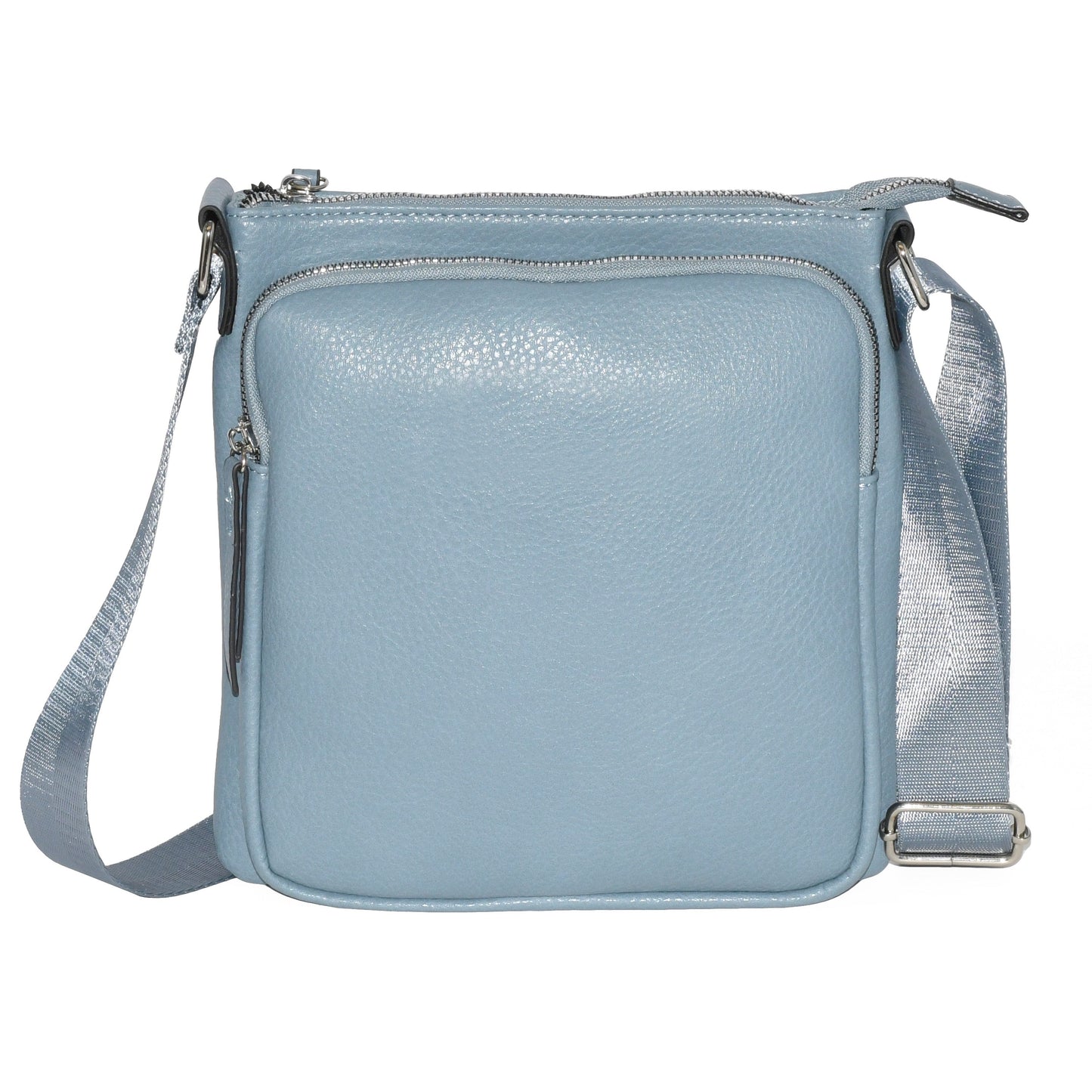 CROSSBODY BAG WITH FRONT ZIPPER POCKET