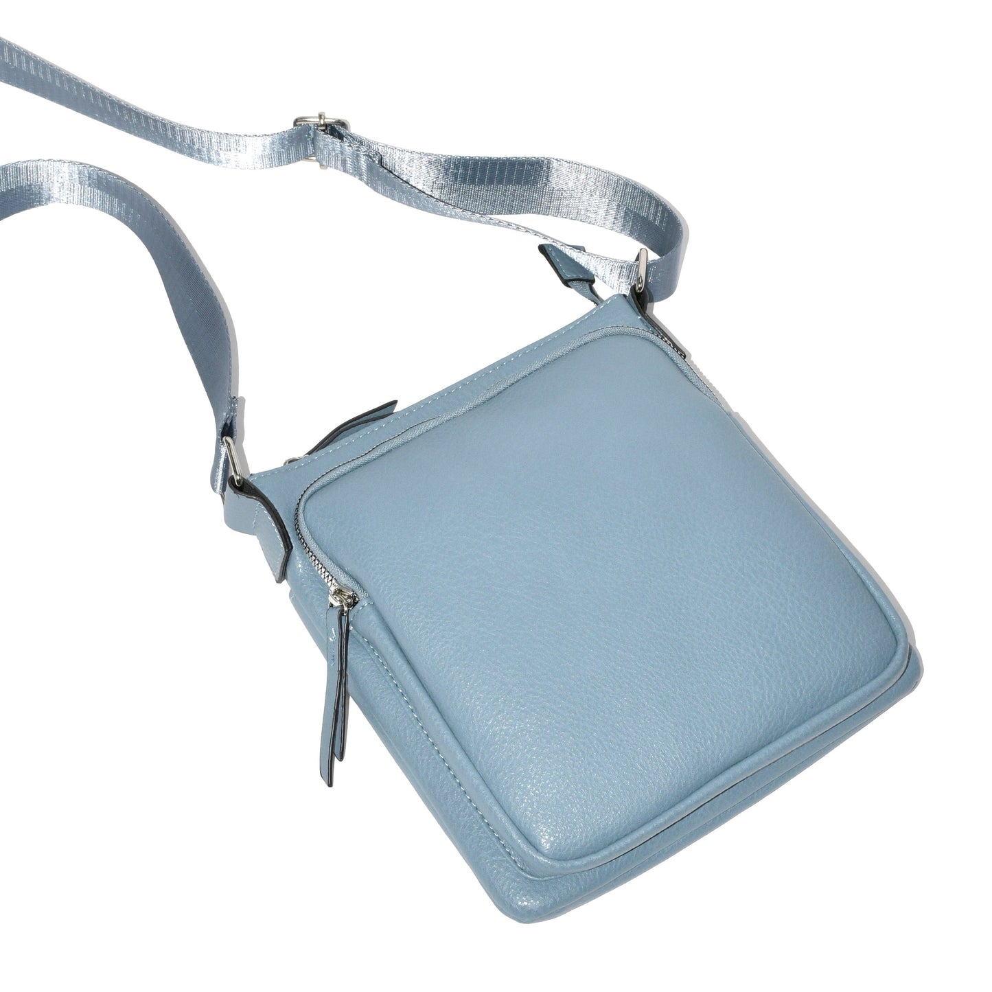 CROSSBODY BAG WITH FRONT ZIPPER POCKET