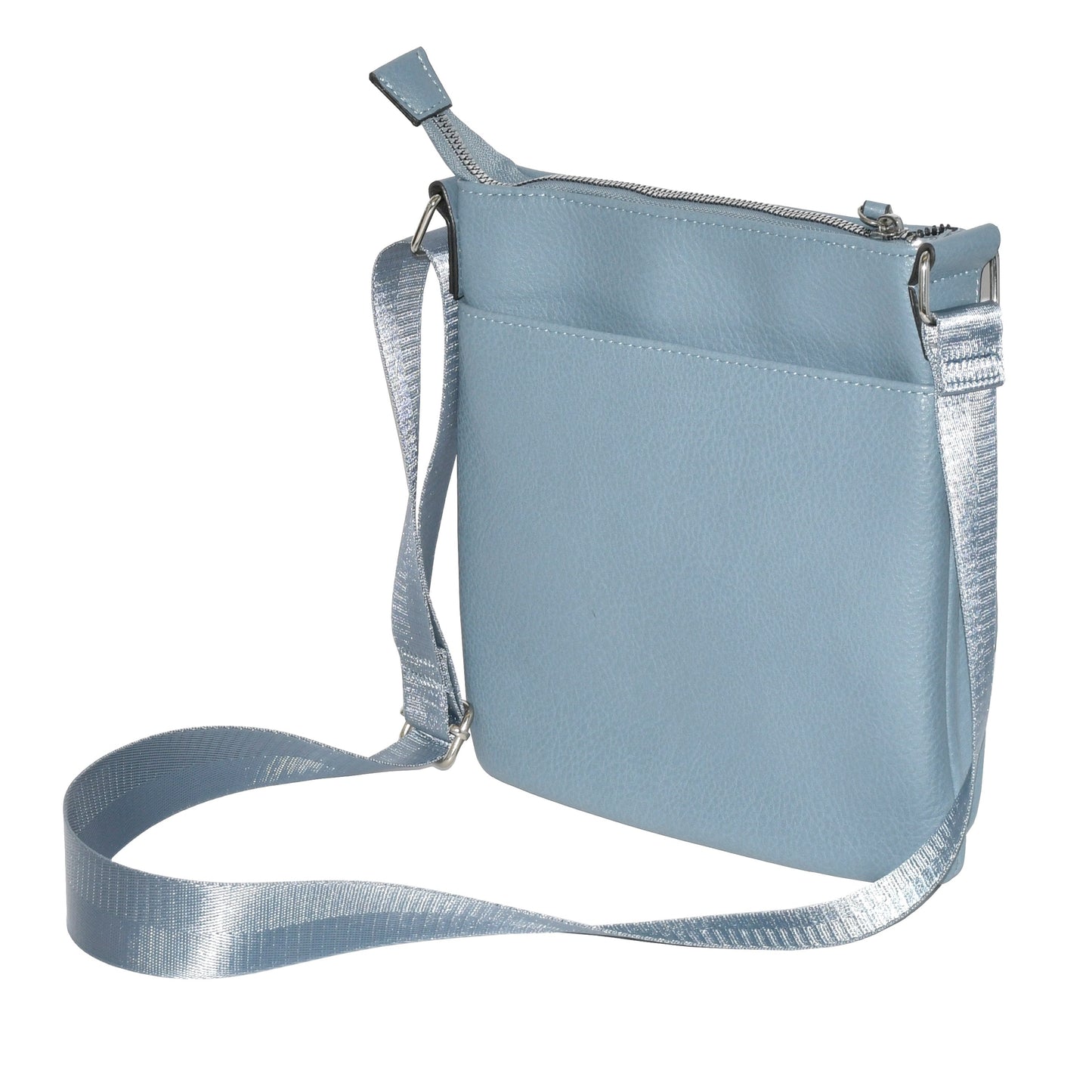 CROSSBODY BAG WITH FRONT ZIPPER POCKET