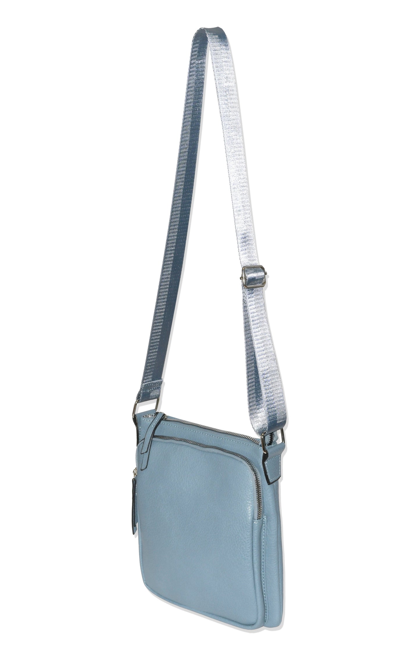 CROSSBODY BAG WITH FRONT ZIPPER POCKET