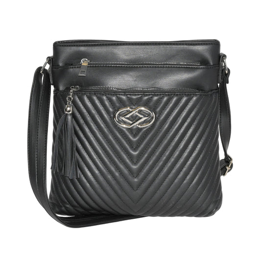 Ladies' Quilted Crossbody Bag