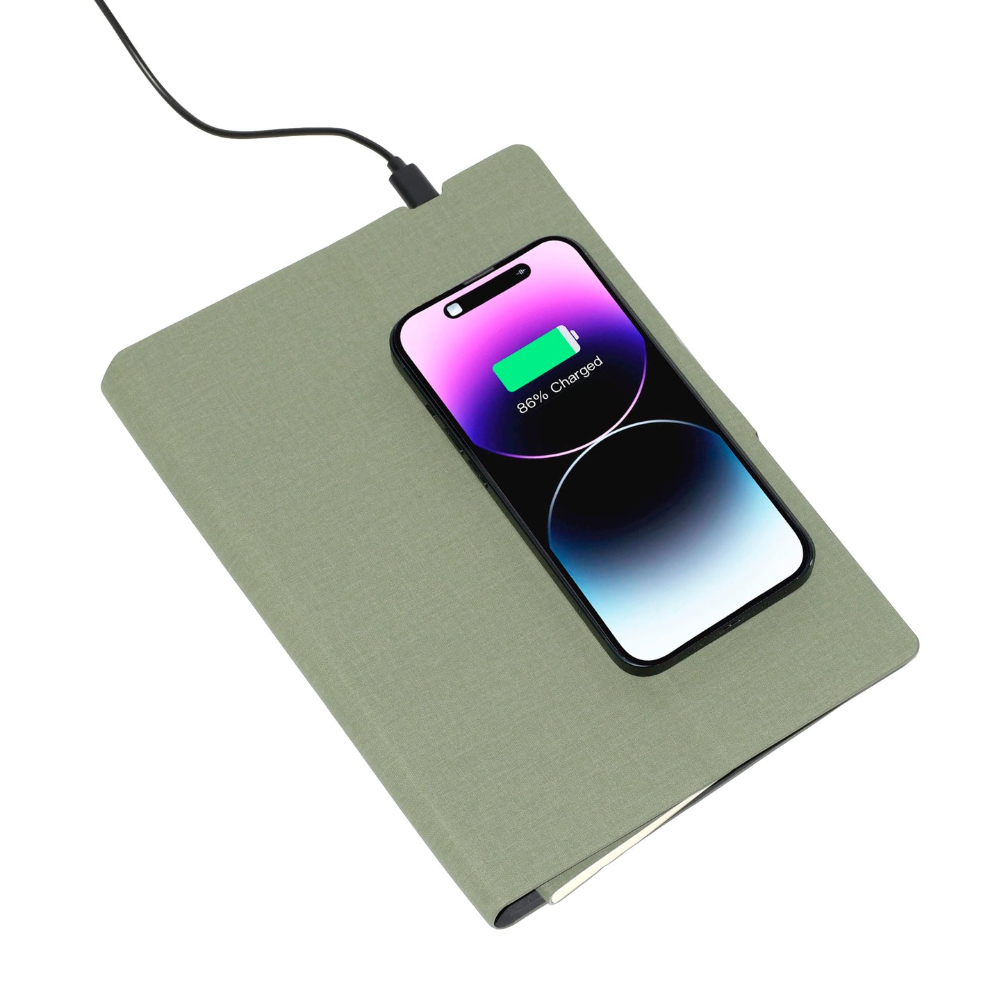 Ordinateur portable avec fonction de recharge sans fil pour téléphone