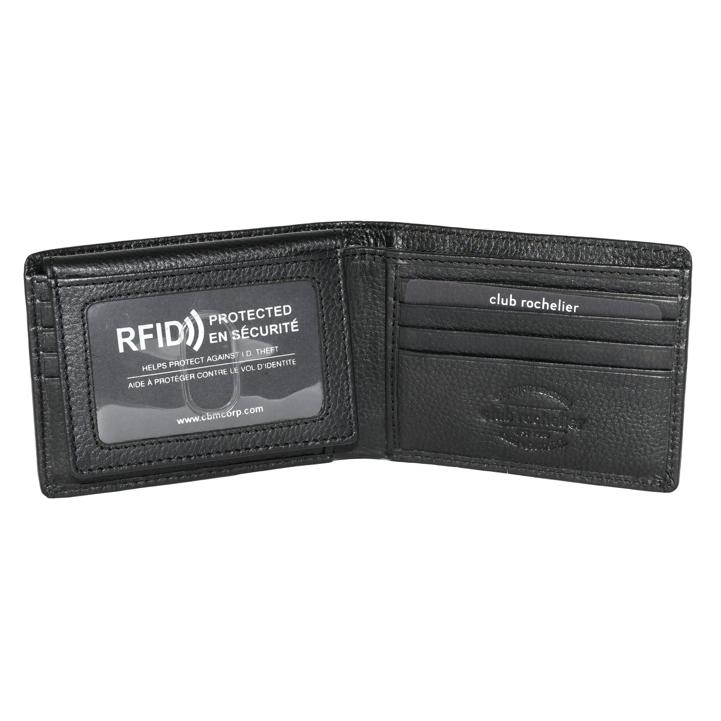 Men's Slimfold Wallet with Removable ID