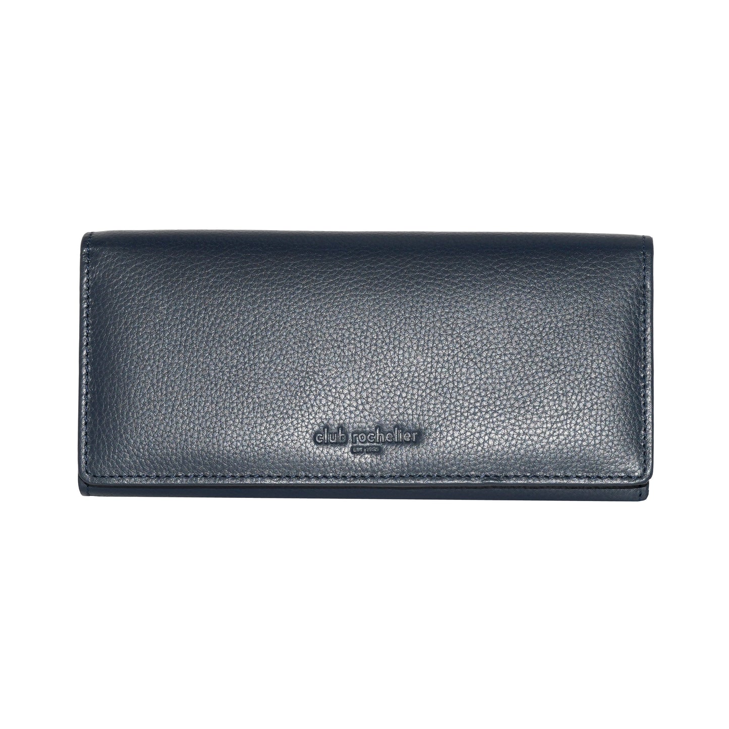 Ladies Full Leather Clutch Wallet with Gusset Pocket