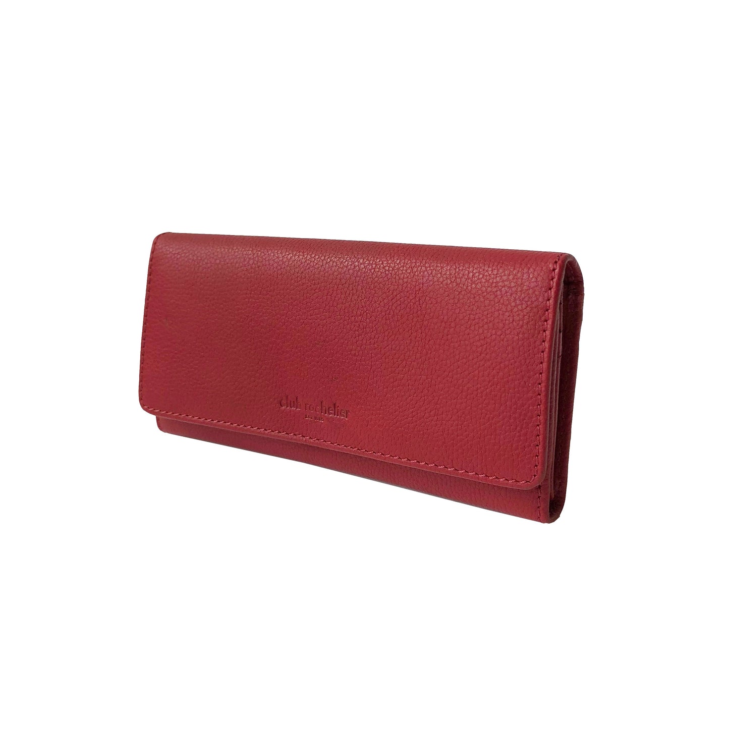 Ladies Full Leather Clutch Wallet with Gusset Pocket