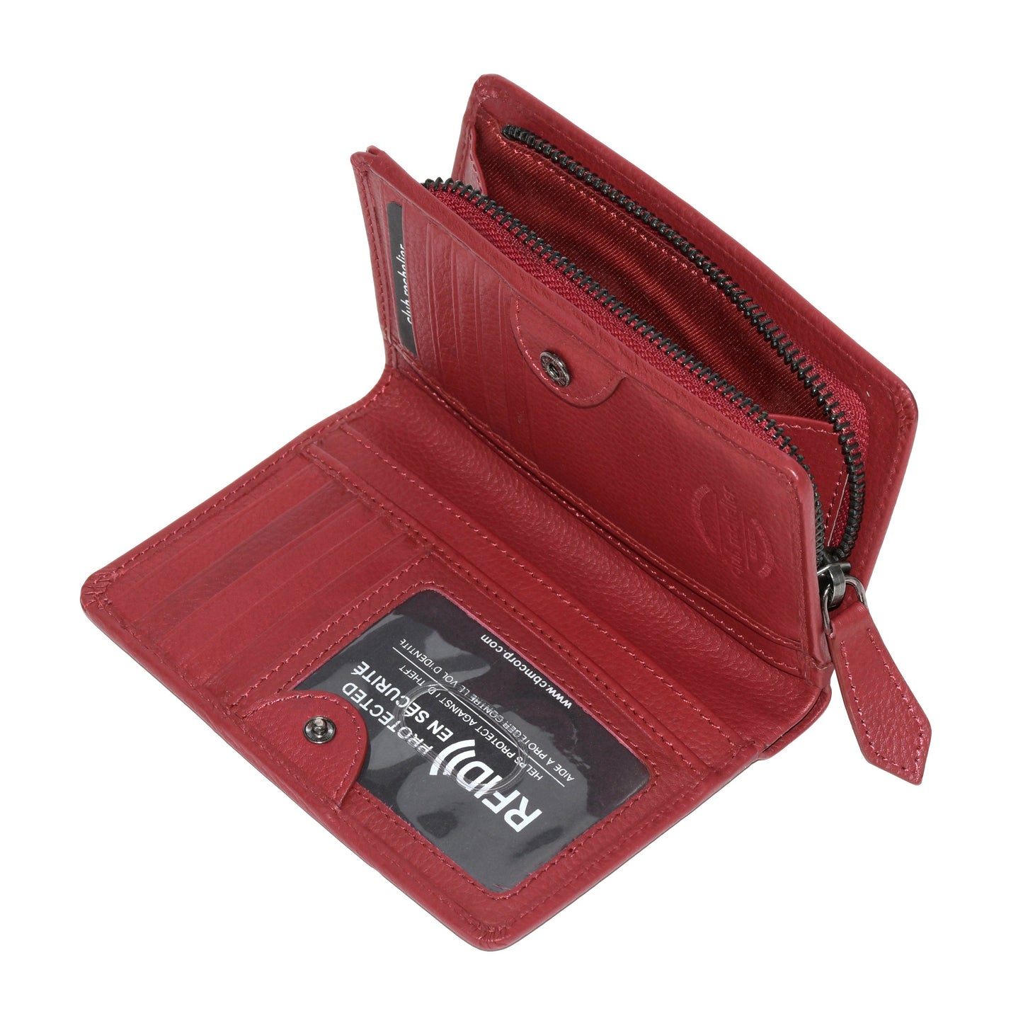 Ladies Full Leather Bifold Wallet