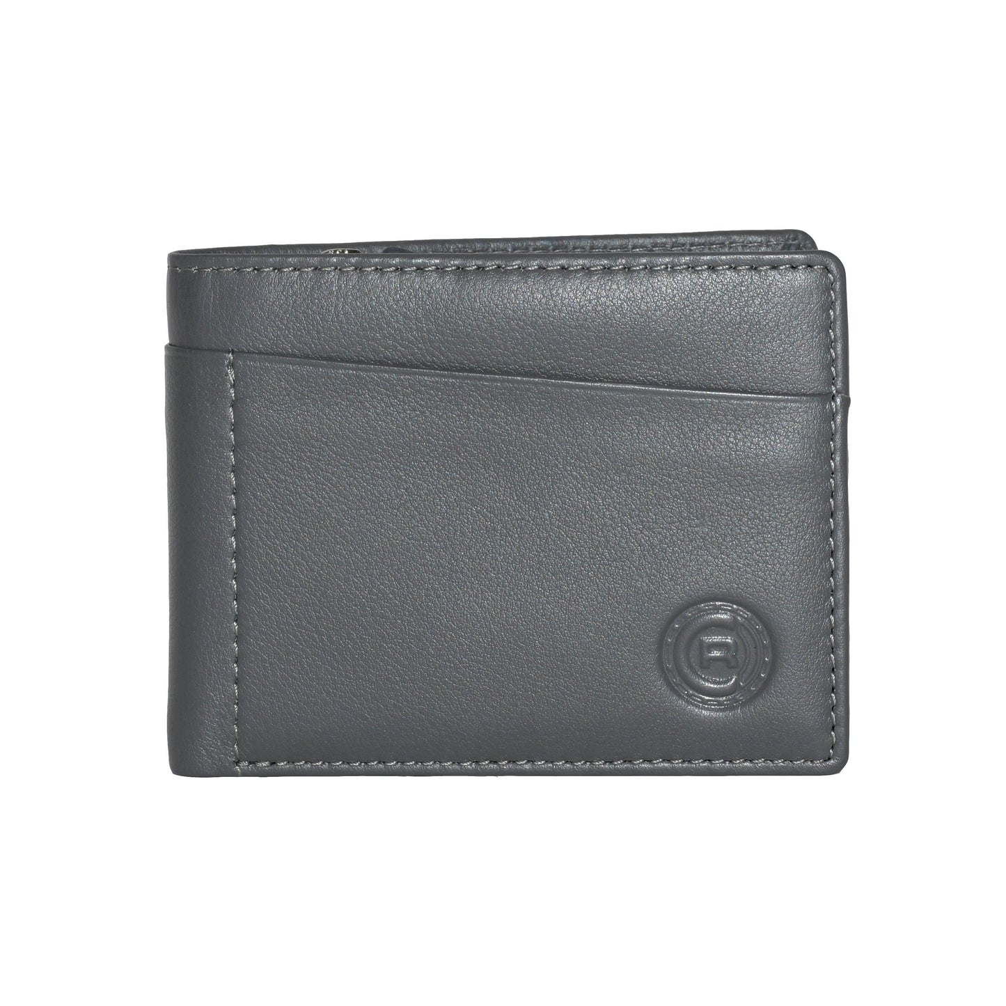 Men's Wallet with Zippered Pocket
