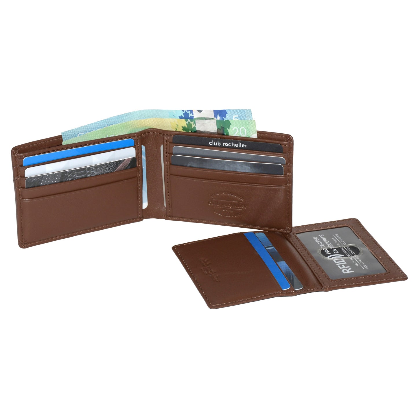 Men's Slimfold Wallet with Removable ID