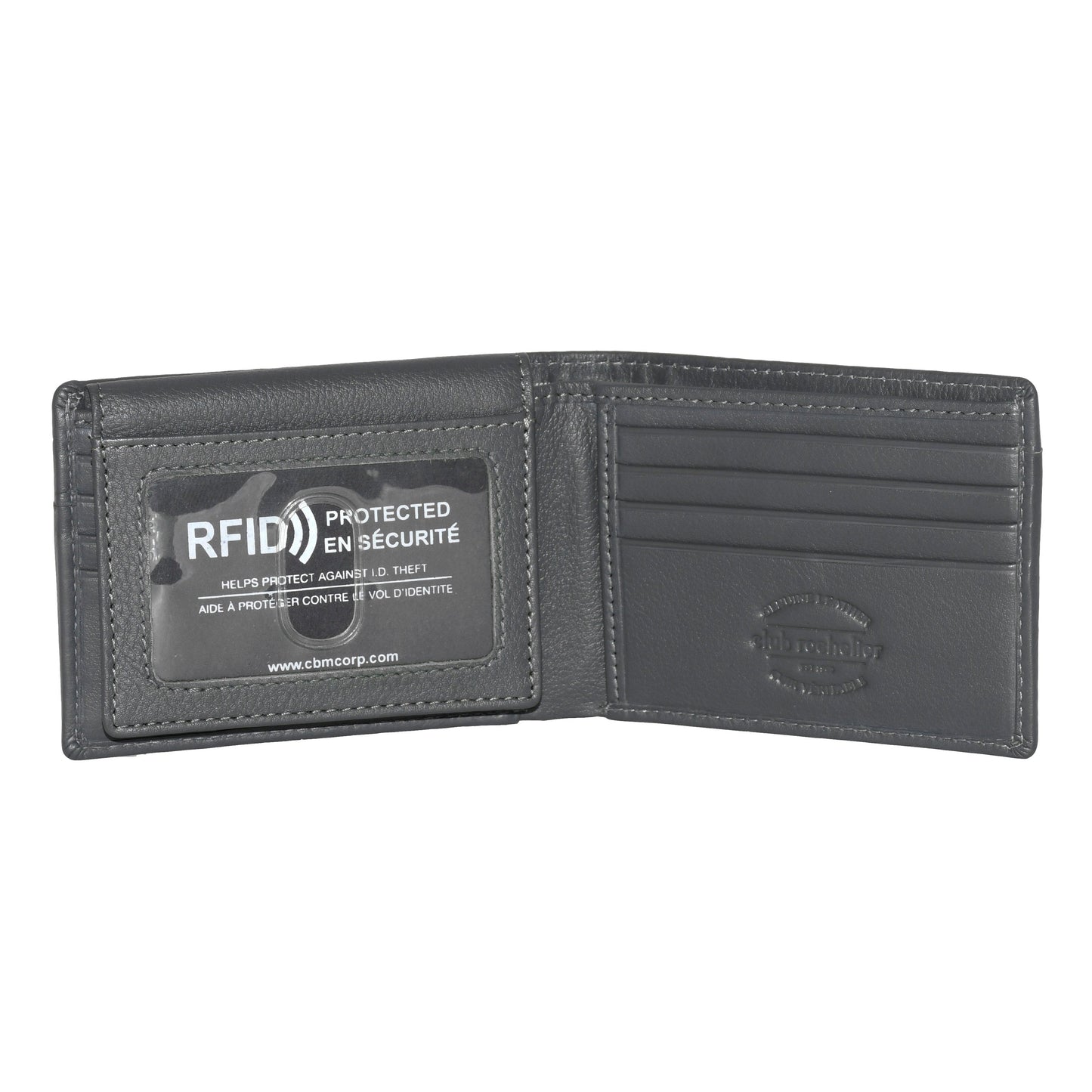 Men's Slimfold Wallet with Removable ID