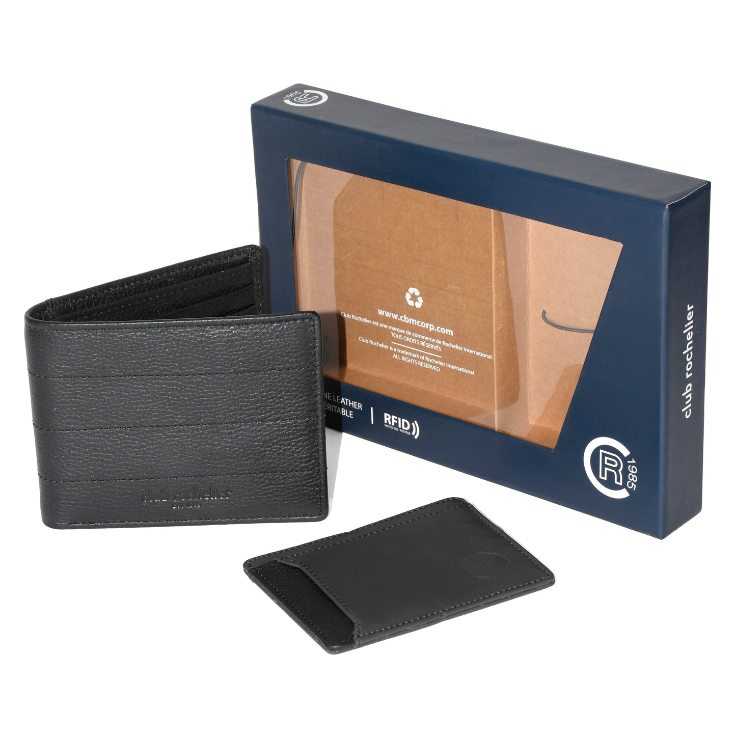 Men's Billfold with Removable Card Holder