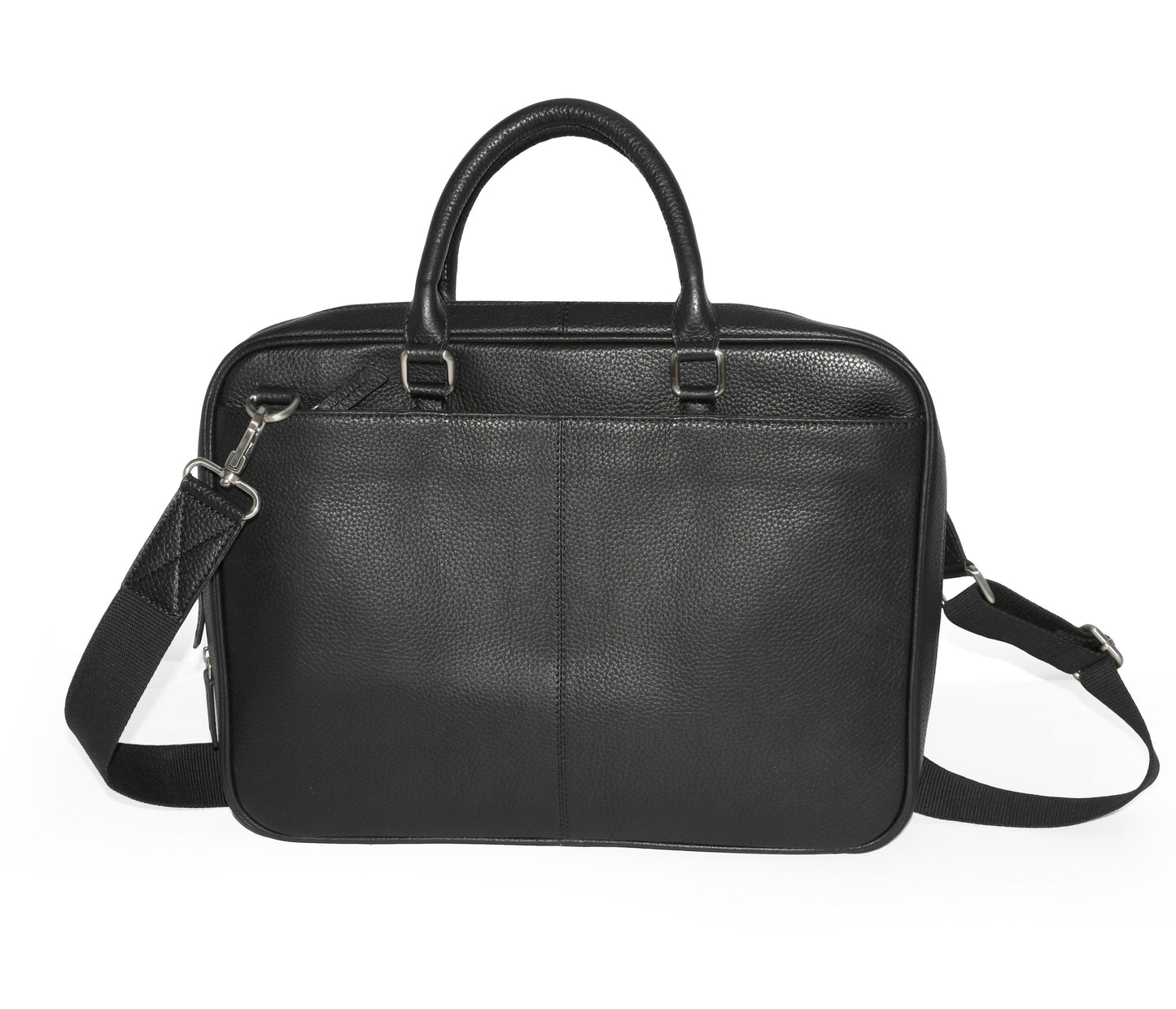 Slim Open Flap Briefcase with Top Handles