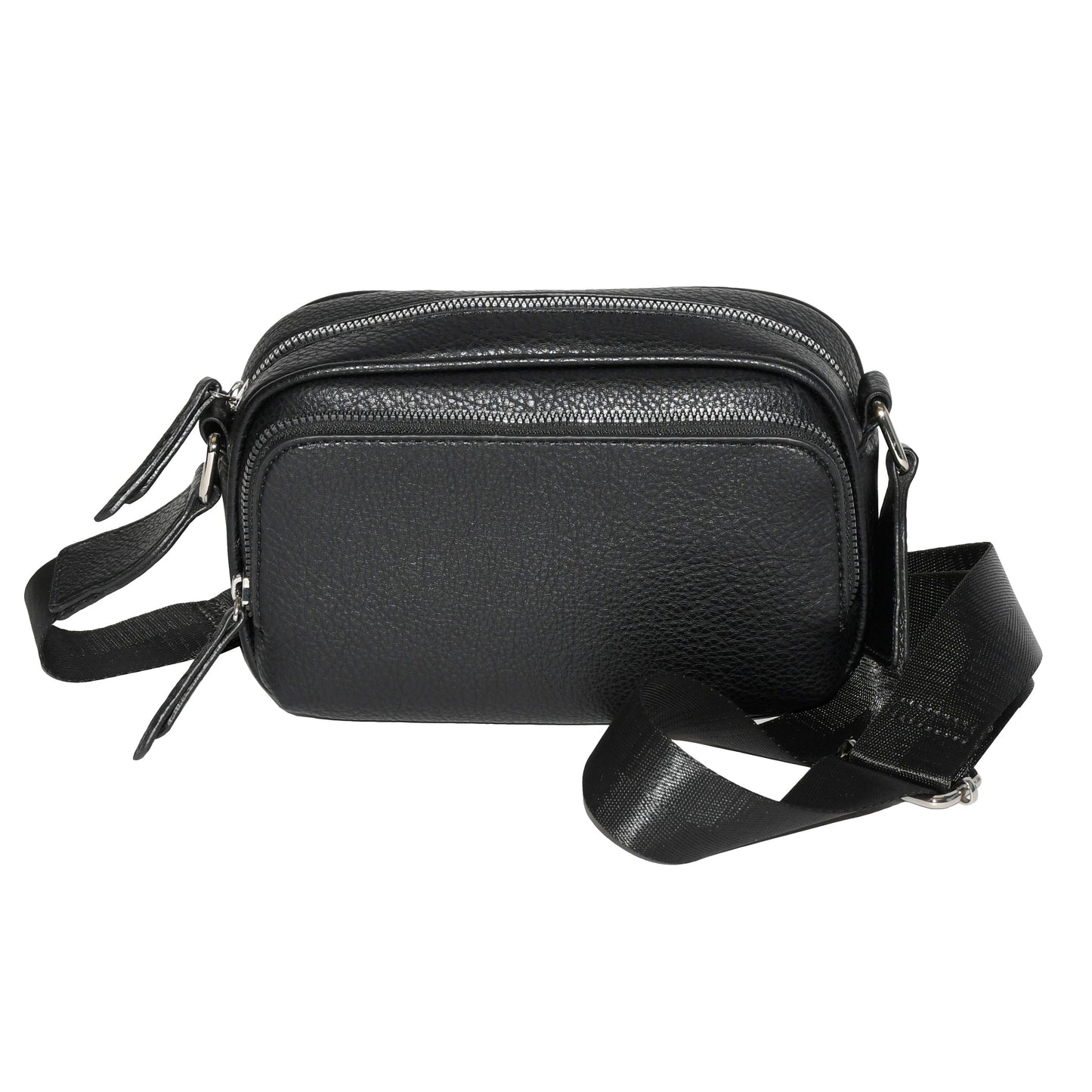 Ladies' Crossbody Bag with Front Zipper Pocket